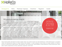 Tablet Screenshot of horeca-project.com